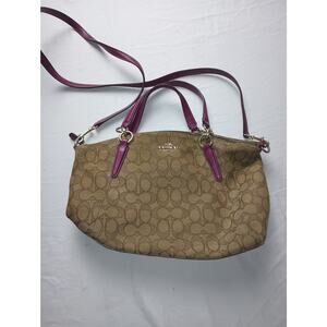 Coach Small Kelsey Satchel in Signature Canvas y2k